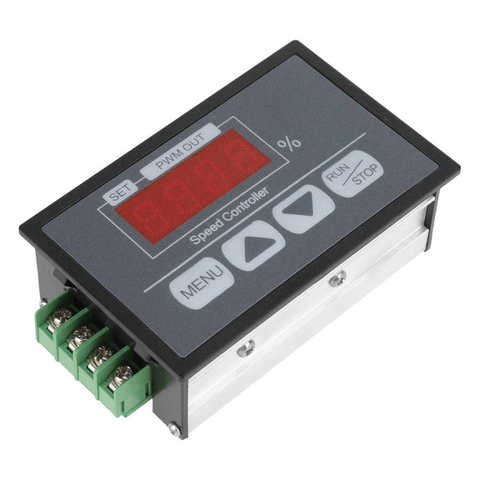 Tacómetro de porcentaje de pantalla Digital 6-60V PWM, controlador de velocidad de arranque lento y parada del Motor DC ► Foto 1/6