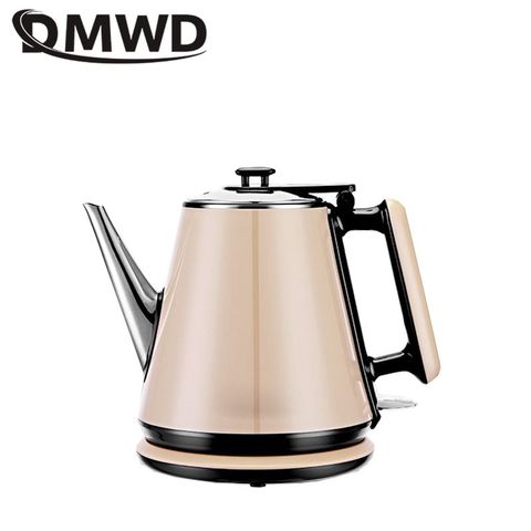 DMWD 1360 W 220 V hervidor de agua electrico Acero inoxidable hogar pequeña capacidad 1L tetera clásica cafetera automática off ► Foto 1/4