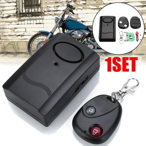 Alarma de seguridad de motocicleta 120db 9 V antirrobo con mando a distancia inalámbrico para moto Scooter ► Foto 1/6