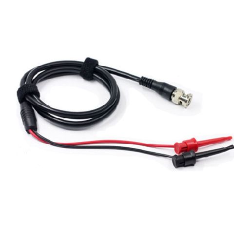 Sonda de prueba de osciloscopio BNC de 1,1 M, Clip de gancho Dual, Cable macho, conector de Cable de plomo, accesorios de osciloscopio U4LB ► Foto 1/6