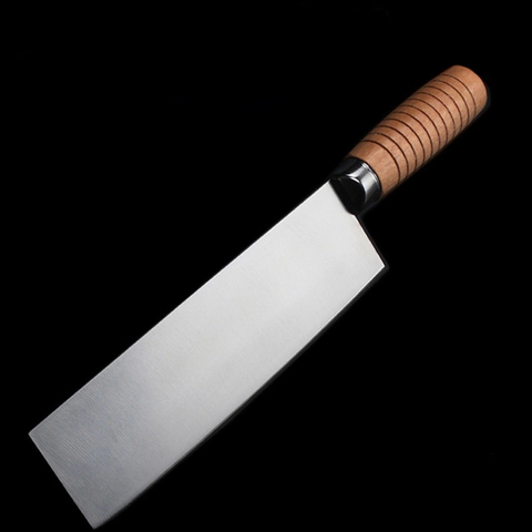 Peking-cuchillo para cortar patos, herramienta de cocina superafilada y rápida, hoja duradera de alta dureza, mango de madera de rosa ► Foto 1/6