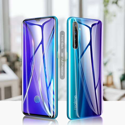 Película curvada CHYI 3D para Realme X2 XT Protector de pantalla cubierta completa nano Hydrogel Film para Realme X2 pro no Vidrio Templado ► Foto 1/6