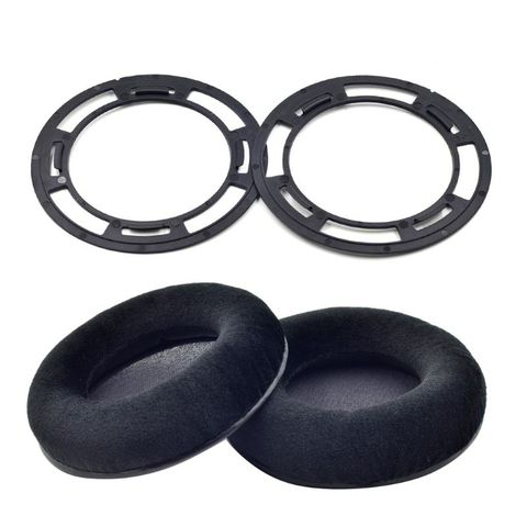 2 uds almohadillas de plástico para oreja, anillos de montaje, almohadillas de cuero para Hifiman Velour HE auriculares HE560 HE400i HE350 HE400 HE500 HE ► Foto 1/6