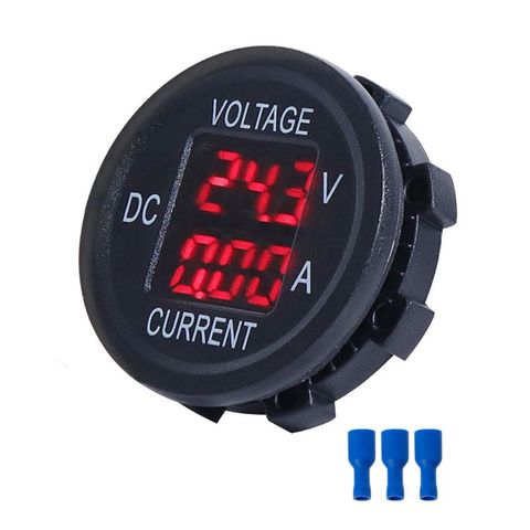 Voltímetro Digital Universal de CC, 9V a 48V, 10A, amperímetro, medidor de corriente de voltaje, pantalla LED de medición para coche de 12V, 24V y 36V ► Foto 1/5