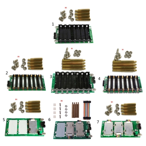 7S Power Wall balanceador módulo PCB caja de Banco de energía 18650 29,4 V soporte de batería 20A 40A 60A tablero de protección de la caja de batería ► Foto 1/6