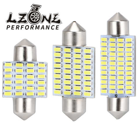 C5W C10W bombilla LED 31mm 36mm 41mm 3014 SMD 6000K coche vehículo luz de lectura Interior bulbos de liquidación Auto placa lámpara blanca 12V ► Foto 1/6