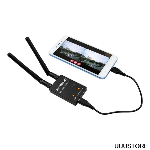 Skydroid 5,8 Ghz 150CH la verdadera diversidad UVC OTG Smartphone FPV receptor para Android Tablet PC VR Sistema FPV RC Drone ► Foto 1/6