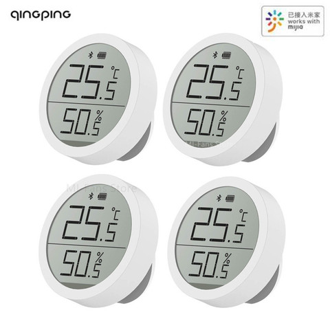 Qingping-termómetro Bluetooth con Sensor de temperatura Hu mi dity, versión Lite, almacenamiento de datos, pantalla de tinta e-link, compatible con Mi aplicación para hogares, nuevo ► Foto 1/6