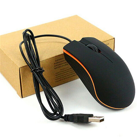 Mini M20 con cable de ratón óptico USB 2,0 de 1200DPI ratón Gaming profesional los ratones ópticos superficie helada para ordenador PC y portátil ► Foto 1/1