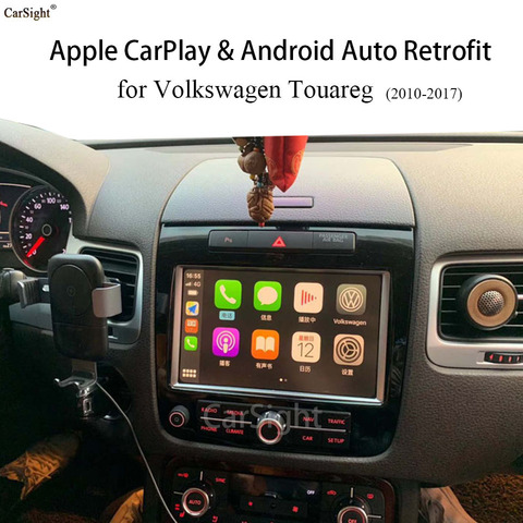 Nueva manzana CarPlay y sistema Android para Volkswagen Touareg RNS850, Audio de 2010 a 2017 vehículos ► Foto 1/6