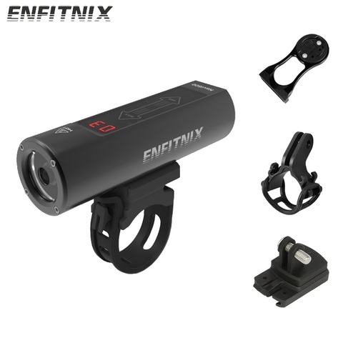 Enfitnix-faro inteligente Navi600 para bicicleta de montaña, luz frontal inteligente con carga USB ► Foto 1/6