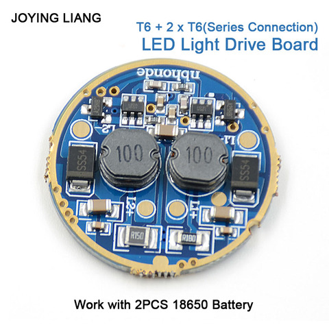 JYL-9809 de alta potencia 3T6 linterna de luz fuerte Control magnético para Panel de circuito Placa de conducción de luz 5 modos de diámetro 30mm ► Foto 1/2