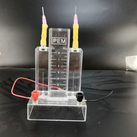 Instrumento de enseñanza de electrólisis de agua, probador de Química, electrólisis de agua y hidrógeno y oxígeno ► Foto 1/5