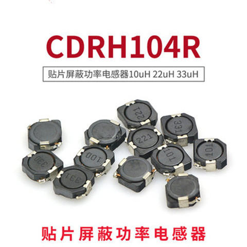 10 unids/lote Inductores de potencia SMD CDRH104R CD104R 10*10*4mm 2.2UH 3.3UH 4.7UH 6.8UH 10UH 22UH 33UH 47UH 68UH 100UH 150UH 220UH 330UH ► Foto 1/1