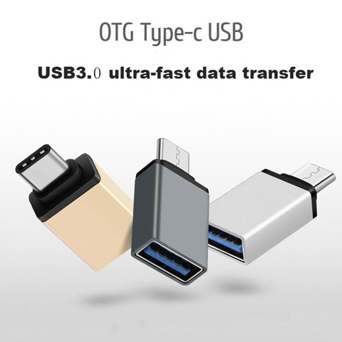 Adaptador de Cable USB 3,0 tipo C OTG, convertidor para Huawei, Xiaomi 5, 4C, Macbook Nexus 6p, tipo C, USB-C, OTG, para todos los teléfonos tipo c ► Foto 1/4