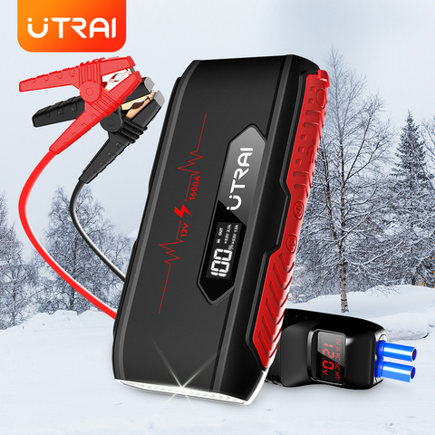 UTRAI Jstar 3 1600A mini arrancador de batería de coche portátil de emergencia Banco de energía de batería Auto Booster medida de tensión de la batería de coche ► Foto 1/6