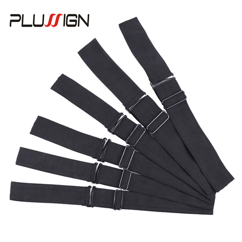 5 uds Plussign banda elástica ajustable para pelucas de coser negro peluca banda 2,5 Cm 3Cm ancho 3,5 Cm peluca accesorios peluca Fijo Material ► Foto 1/6