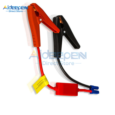 1 Uds 24V DC 12V coche conector de batería puente enchufe de Cable de emergencia Cable Clip de cocodrilo para automóvil impedir cargo ► Foto 1/6