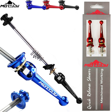 MOTSUV-brocheta plegable para bicicleta de montaña, palanca de pincho de liberación rápida QR, de titanio Ti, buje de Ciclismo de Carretera, piezas de bicicleta de carretera ► Foto 1/1