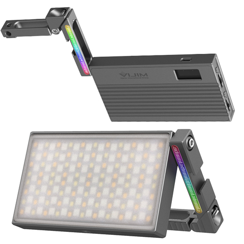 VIJIM R70 2700k-8500K Color RGB luz Led para vídeo con soporte extender 1/4 