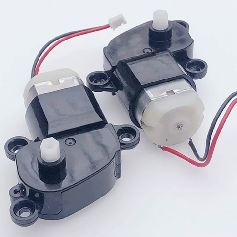 Motor con engranaje helicoidal, engranaje de plástico derecho, caja de carbono para Motor de cepillo DC 5V-12V para modelo de juguete hecho a mano, eje cuadrado de 280mm, 5,5 ► Foto 1/1