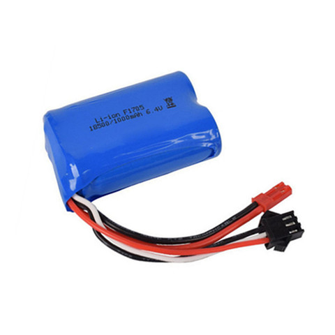 6,4 v 1000mah/800mah/750mah/500mah/320mah Li-Ion batería para wltoys coche rc L959 18628 de la batería de 6,4 v para RC coche barco camiones ► Foto 1/5