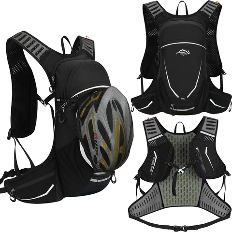 Mochila ultraligera de 18L para deportes al aire libre, bolsa de agua para correr, hidratación, senderismo, ciclismo ► Foto 1/6