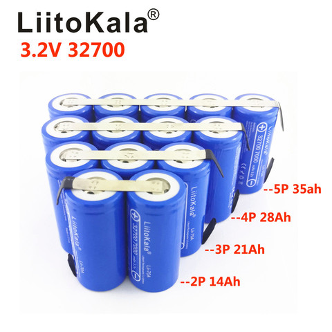 LiitoKala-batería LiFePO4 de fosfato de gran capacidad para motor de coche y motocicleta eléctrica, 3,2 V, 14Ah, 24Ah, 28Ah, 35Ah, 56Ah ► Foto 1/6