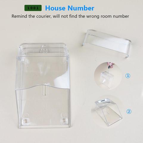 Funda impermeable transparente para timbre inalámbrico, de doble cara con adhesivo, timbre inteligente, transmisor para exteriores, suministros de timbre ► Foto 1/6