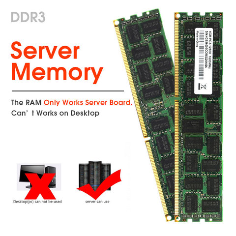 DDR3 ECC REG memoria 1 GB 2GB 4GB 8GB 16GB 32GB 1333MHZ 1600MHZ 1866MHZ X79 X58 placa base ► Foto 1/6