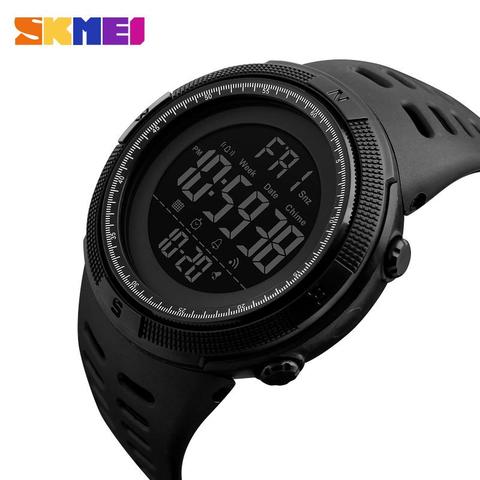 SKMEI-Reloj deportivo multifunción para Hombre, cronógrafo Digital resistente al agua con alarma, 5bar, 1251 ► Foto 1/6