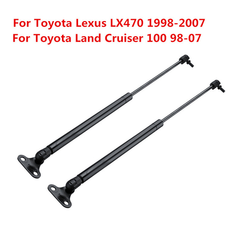 Par coche camión portón trasero puerta trasera amortiguadores de Gas Shock levantar apoya para Toyota Land Cruiser 100 serie Lexus LX470 1998-2007 ► Foto 1/6