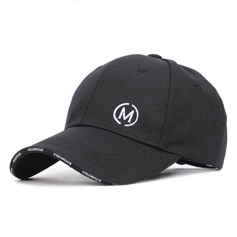 Doitbest 2 a 8 años de primavera de los niños gorra de béisbol niños niñas sólido M cartas verano Snapback ajustable chico Hip Hop sombrero de sol gorra ► Foto 1/6