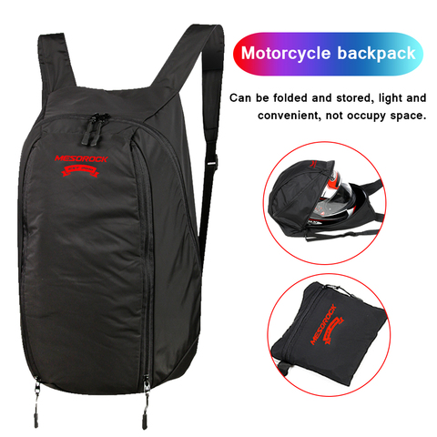 Mochila para motocicleta de 20-28L, bolsa de almacenamiento para casco para portátil, resistente al agua, extensible, de gran capacidad, para equipo de ciclismo ► Foto 1/6