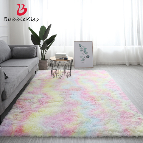 Alfombra esponjosa de burbujas para sala de estar, felpudo peludo para decoración de dormitorio, alfombras decorativas para tienda, Hotel, alfombras, hogar, felpudo para el suelo ► Foto 1/6