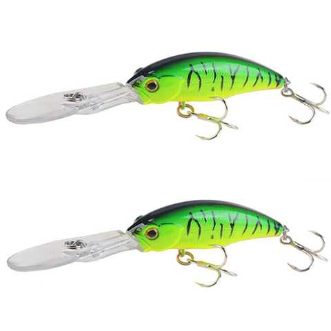 Pececillo flotante de señuelo de Pesca 9,5 cm 8g Crankbait Artificial cebo duro bajo carpa Wobblers Pike Señuelos de Pesca aparejos de Pesca ► Foto 1/6