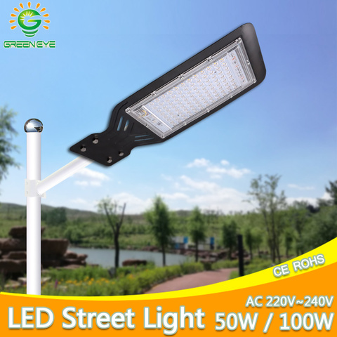 Farola Led de 50W y 100W para iluminación exterior, lámpara de pared impermeable de 220V y 240V de CA, para jardín Industrial, autopista, área de estacionamiento ► Foto 1/6