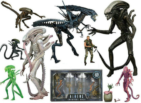 NECA ALIEN xenomorfo/Guerrero/rejilla perro alienígena PVC figura de acción de juguete de modelos coleccionables ► Foto 1/6