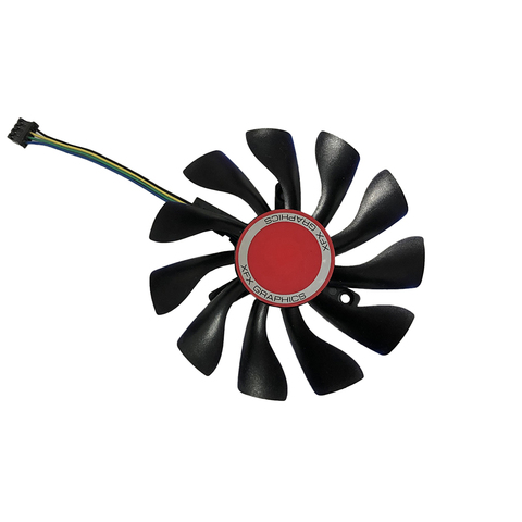 85mm ventilador RX 460/550/560 GPU tarjeta de vídeo VGA refrigerador ventilador para Radeon xfx RX560 RX550 RX460 gráficos sólo puede ser como reemplazo ► Foto 1/4