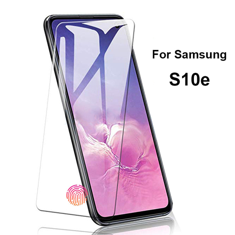 Vidrio templado para Samsung Galaxy S10e, cubierta completa de vidrio para Samsung s 10 e S 10e S10E, película frontal de hidrogel suave, color negro ► Foto 1/6