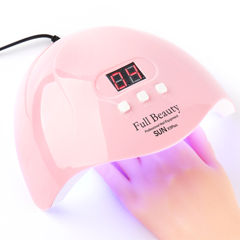 54W lámpara de uñas LED UV secador para manicura Gel lámparas de luz de sol secado curar las uñas barniz polaco máquina híbrida TRSUN X3Plus ► Foto 1/6