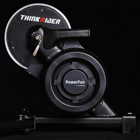 Thinkrider X7 3-soporte de entrenamiento inteligente, para bicicleta de montaña o carretera, con marco de fibra de carbono incorporada, medidor de potencia ► Foto 1/6