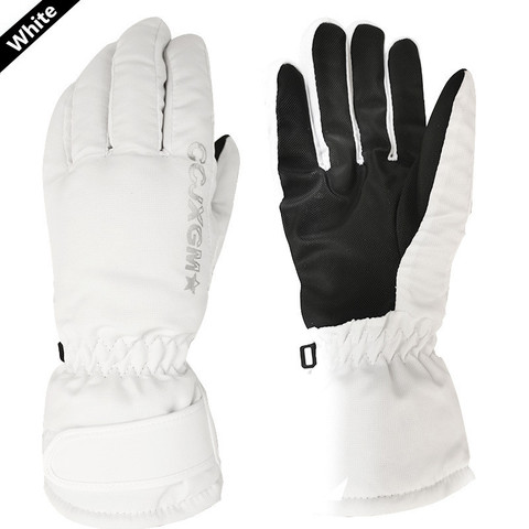 Guantes de esquí para hombre y mujer, manoplas para Snowboard, motociclismo, resistentes al viento, impermeables, para invierno, novedad ► Foto 1/4