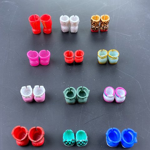 Minizapatos originales para muñecas hermanas, accesorio de DIY para muñecas, regalo de cumpleaños para chico, 5 pares ► Foto 1/3