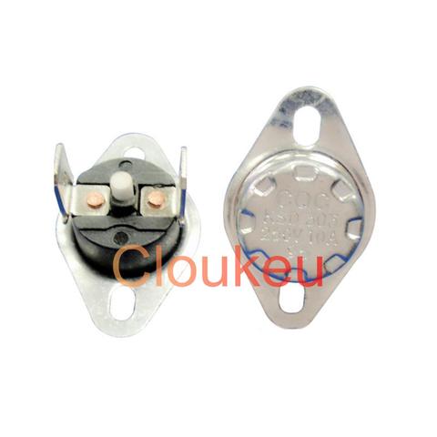 Interruptor Manual protector de temperatura, interruptor de temperatura KSD301 KSD303 10A 250V 105/110/115/120/125/130/135/140/145/150C grados ► Foto 1/5