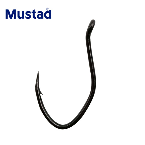 Mustad ganchos De Pesca 412NP-BN Pesca De bagre ganchos De acero al carbono Wedkarstwo Peche ganchos afilados mar carpa Anzol De Pesca ► Foto 1/6