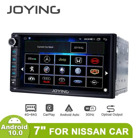 Autorradio de 7 pulgadas con Android 10 para coche unidad principal estéreo doble de 2Din para Nissan, reproductor Universal Multimidia, volante de Carplay ► Foto 1/6
