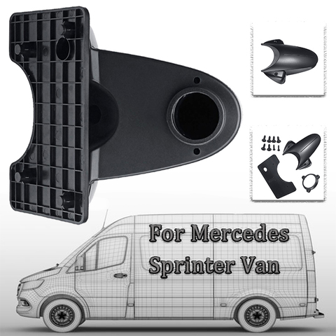 REPUESTO nuevo vista trasera de marcha atrás cámara de copia de seguridad caja para camioneta Mercedes Sprinter de la cámara del coche de piezas de repuesto carcasa ABS ► Foto 1/6