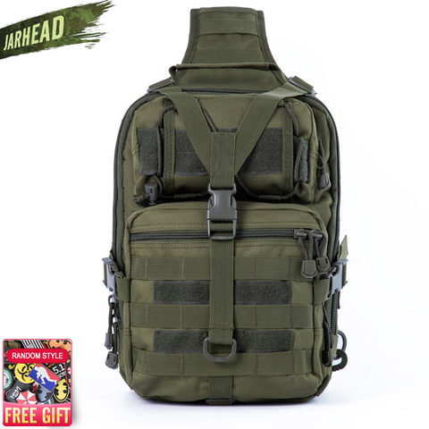 Mochila táctica de asalto militar Molle EDC, mochila para exteriores, multifunción, para acampar, caza, paquete de tira impermeable ► Foto 1/6