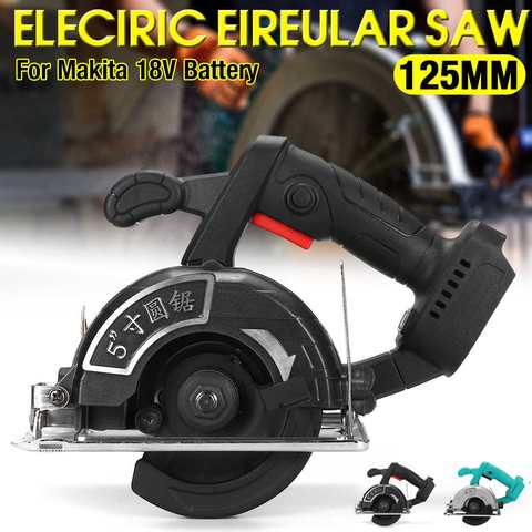 Sierra Circular eléctrica sin escobillas, 18V, 10800RPM, herramientas eléctricas, Cortadora De Madera de paso de polvo para Makita ► Foto 1/6